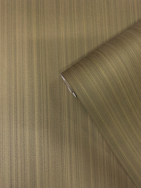 Vertical Stripe Wallpaper in Gold