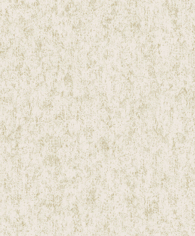 Speck Industrial Mottled Wallpaper in Gold/Cream