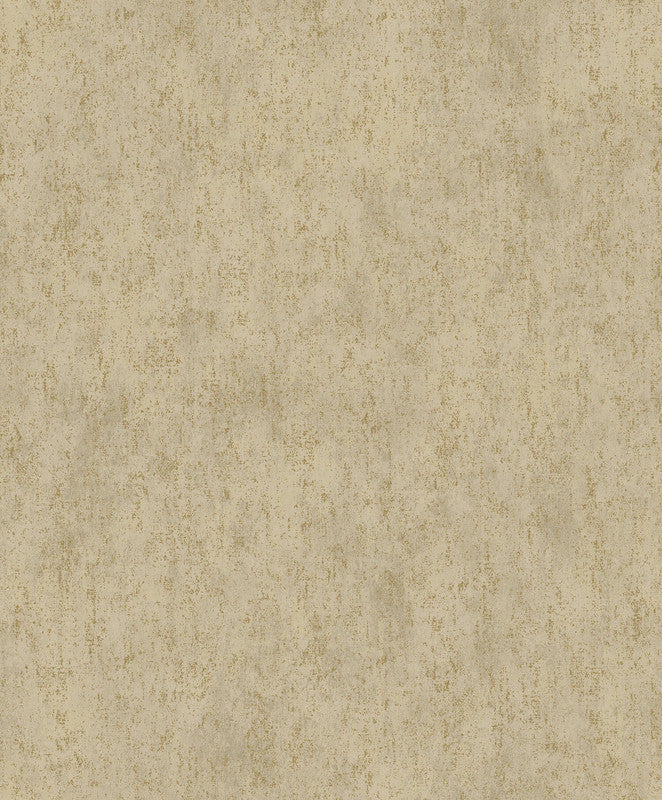 Speck Industrial Mottled Wallpaper in Gold/Beige