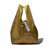 School Tie Fabric Bag - Yellow x Gray