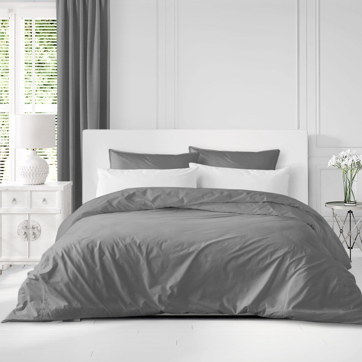 St Anne Dove Gray Bedding 2