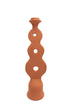 Moroccan Unglazed Terracotta Candle Holder Infinity 1