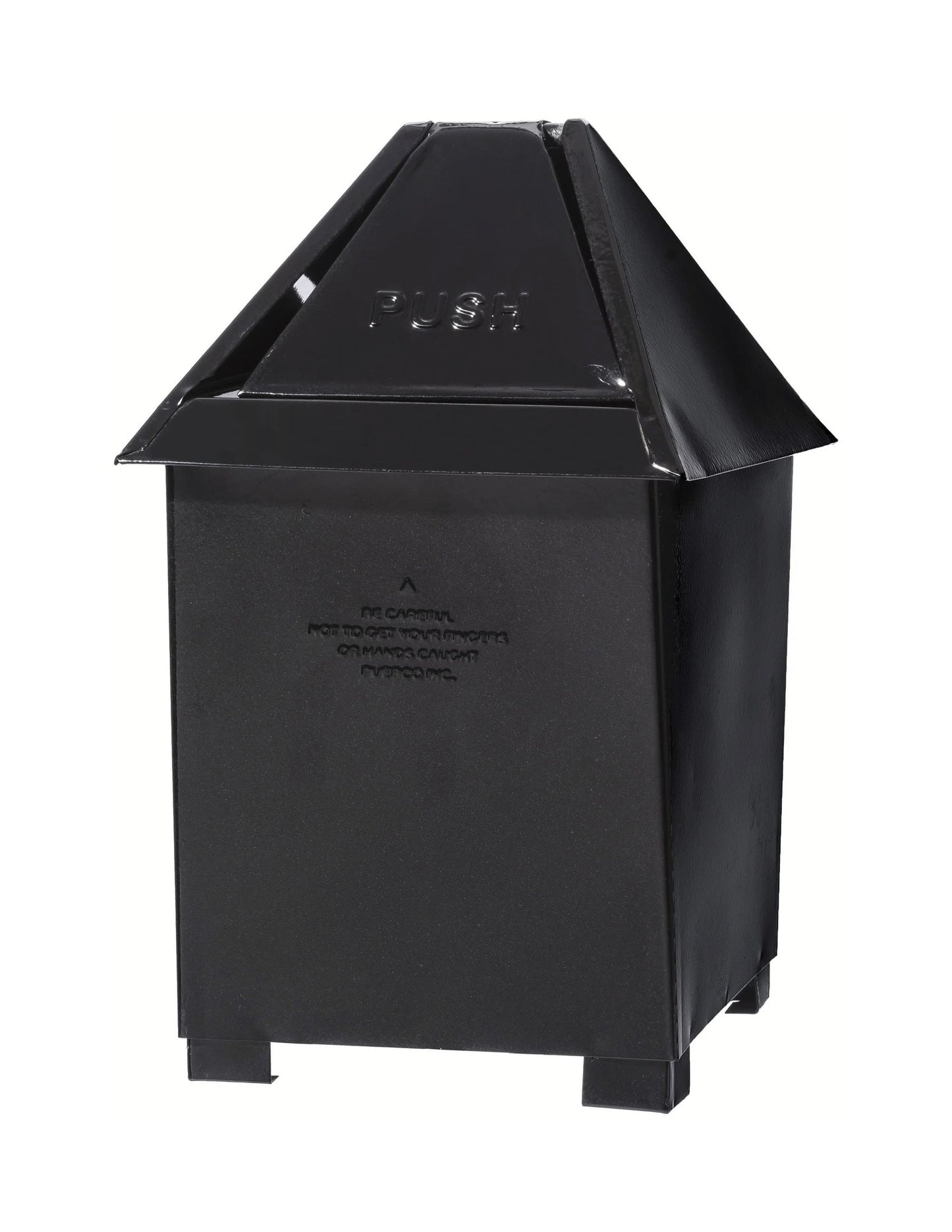 Table Top Dust Bin in Black