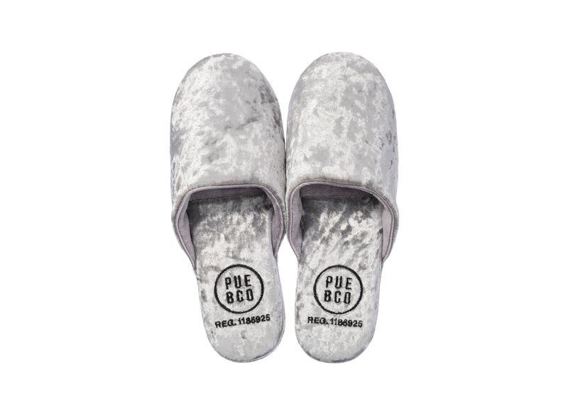 velvet slipper small silver design by puebco 1