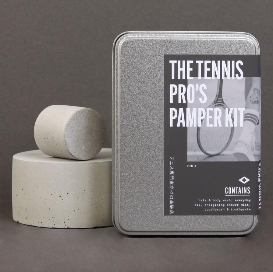 tennis pros pamper kit design by mens society 1