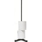 Toilet Paper Holder - Straight Black
