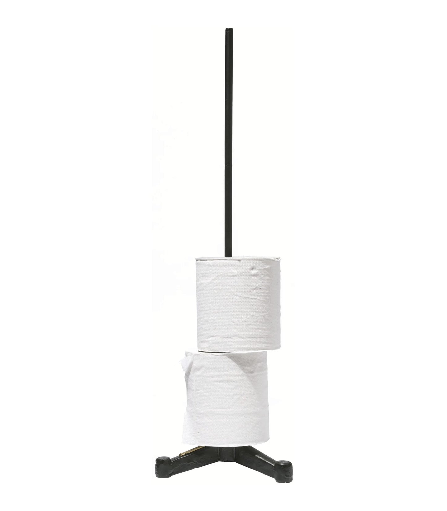 Toilet Paper Holder - Straight Black