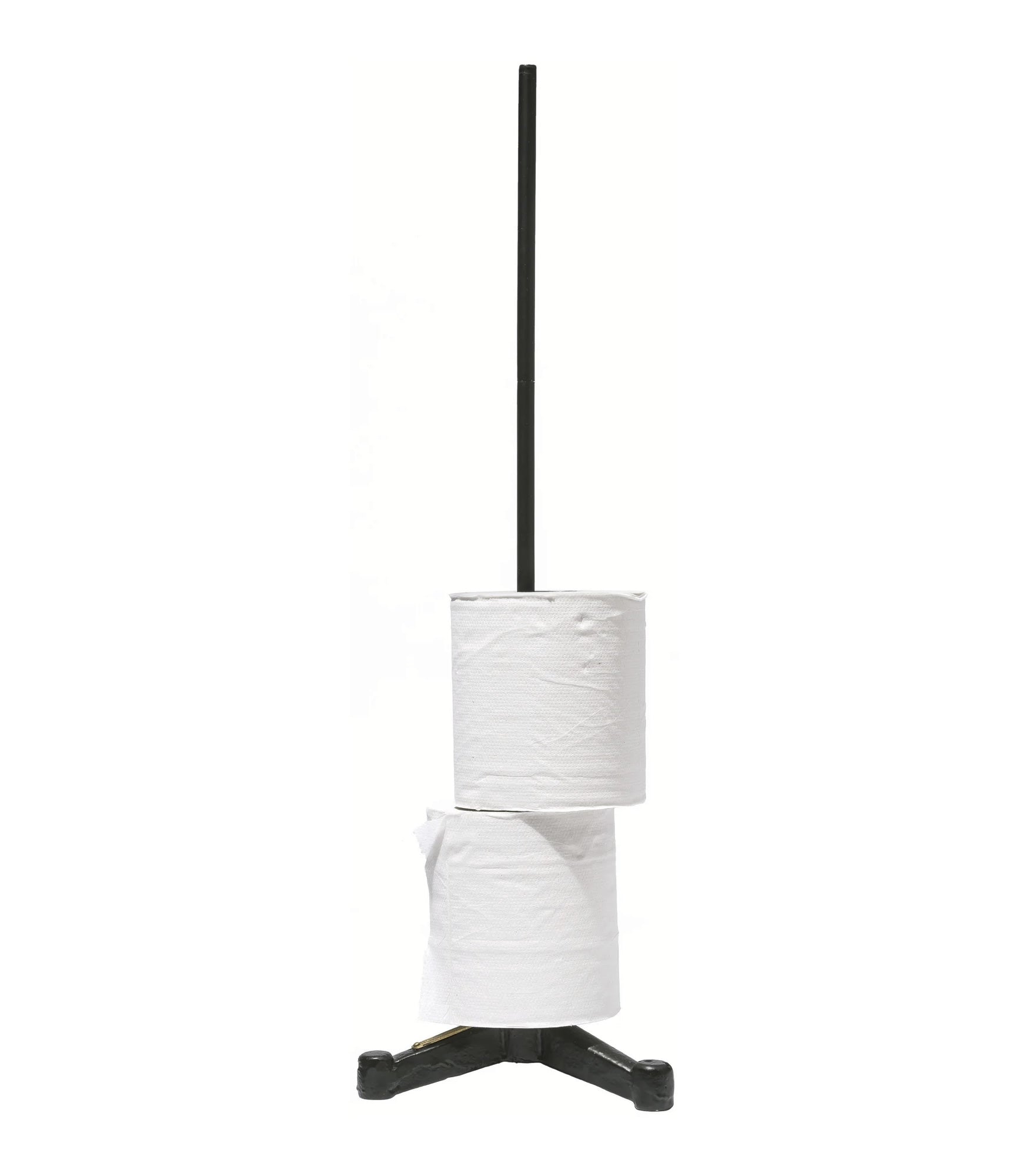 Toilet Paper Holder - Straight Black