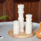 White Totem Candles design by Areaware