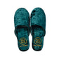 velvet slipper small green design by puebco 1