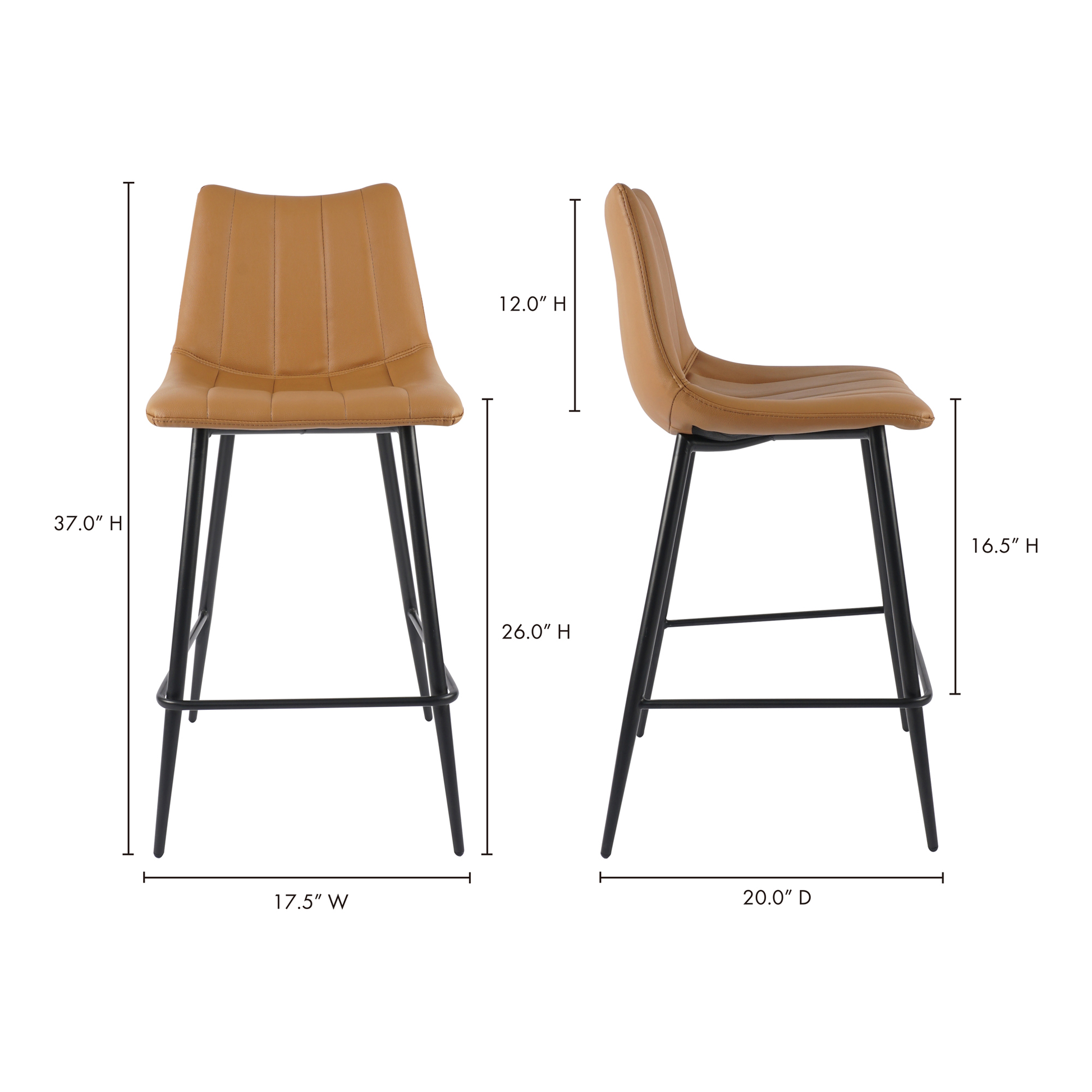 alibi counter stools in various colors by Moe's Home Collection mhc uu 1002 02 30