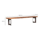 Bent Bench Large Smoked 12