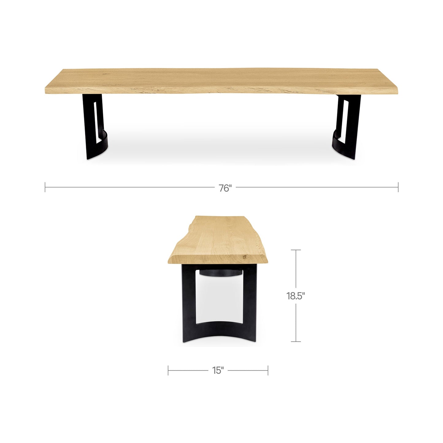 Bent Bench Moes Home Collection Mhc Ve 1038 24 0 3
