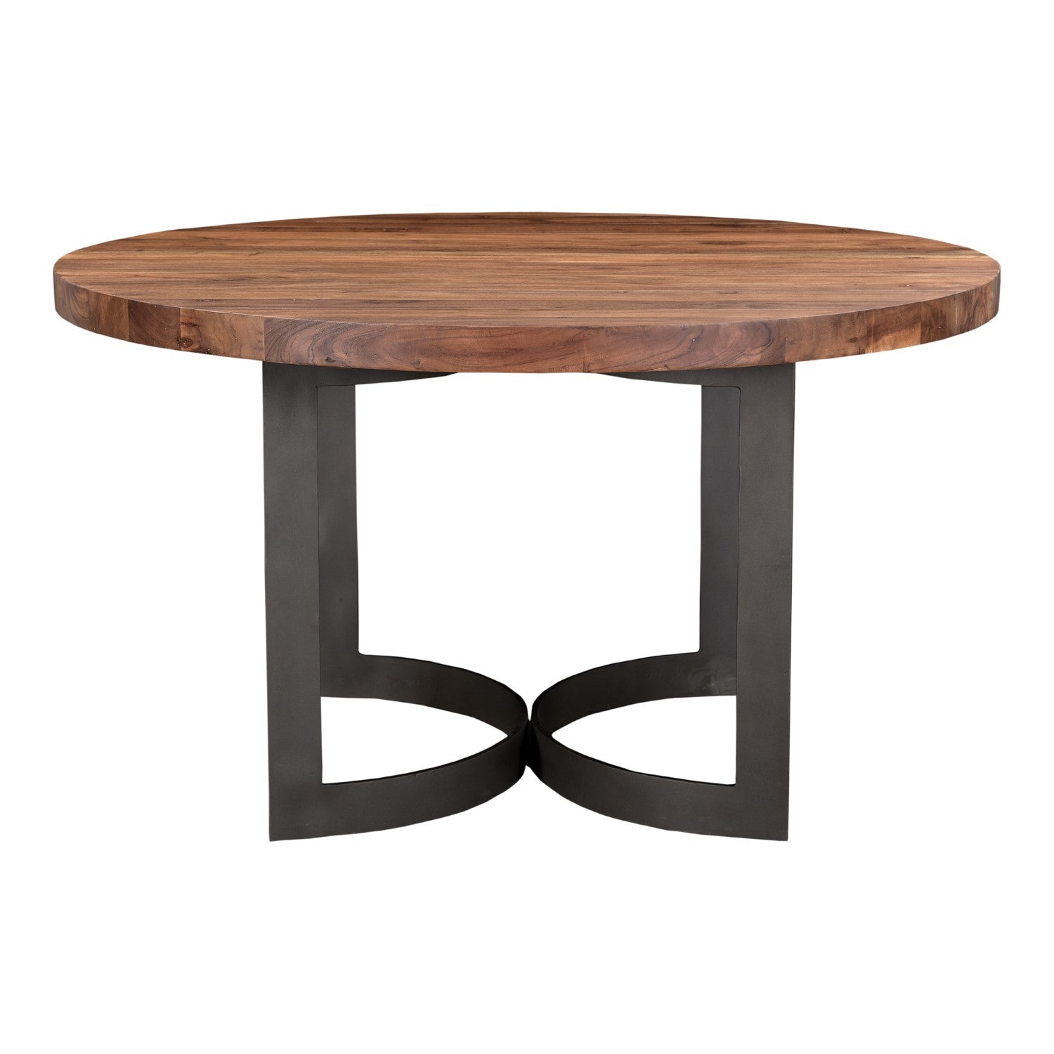 Bent Round Dining Table 54" Smoked 1