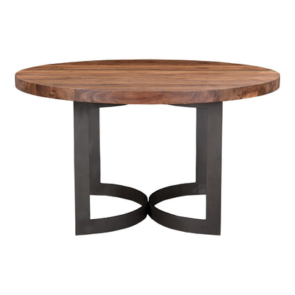 Bent Round Dining Table 54" Smoked 1