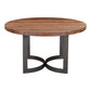 Bent Round Dining Table 54" Smoked 2