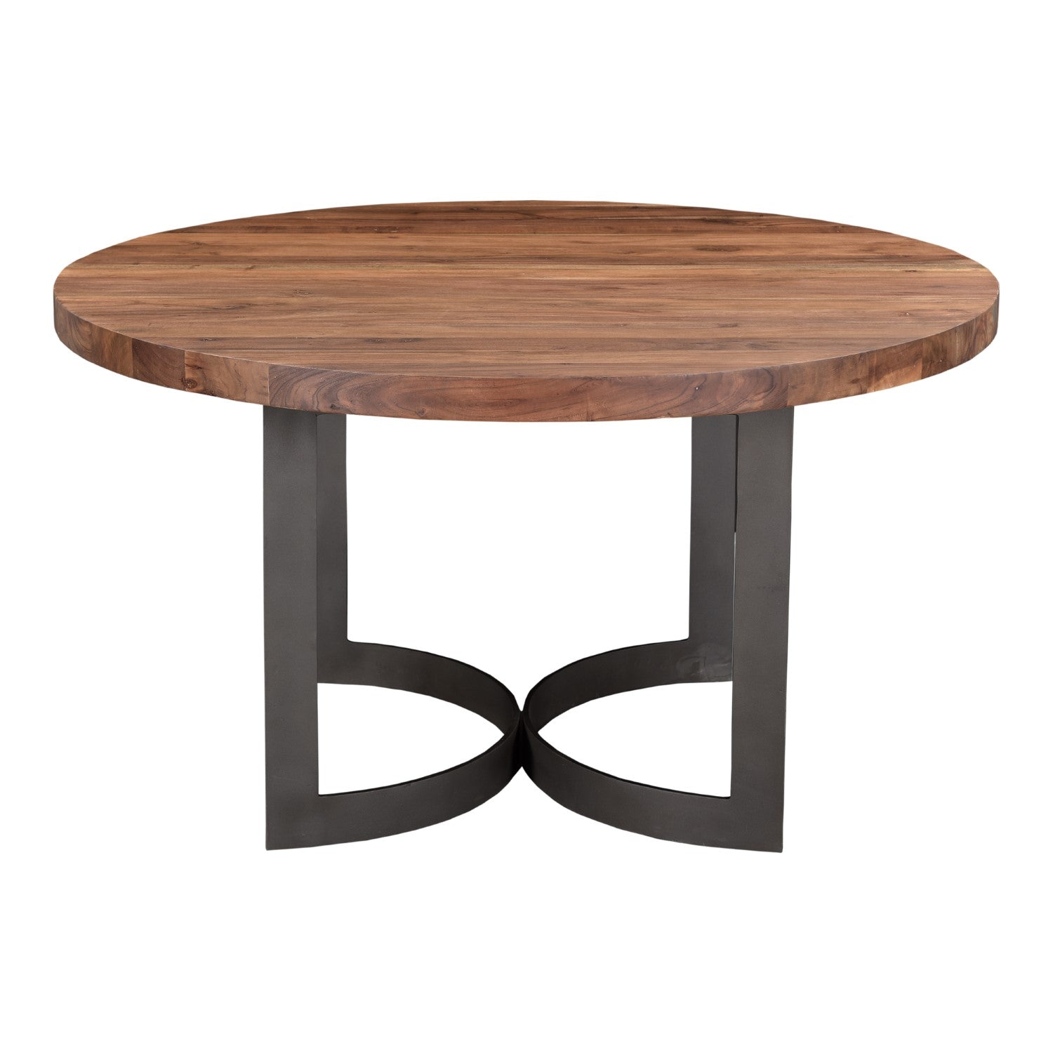 Bent Round Dining Table 54" Smoked 2