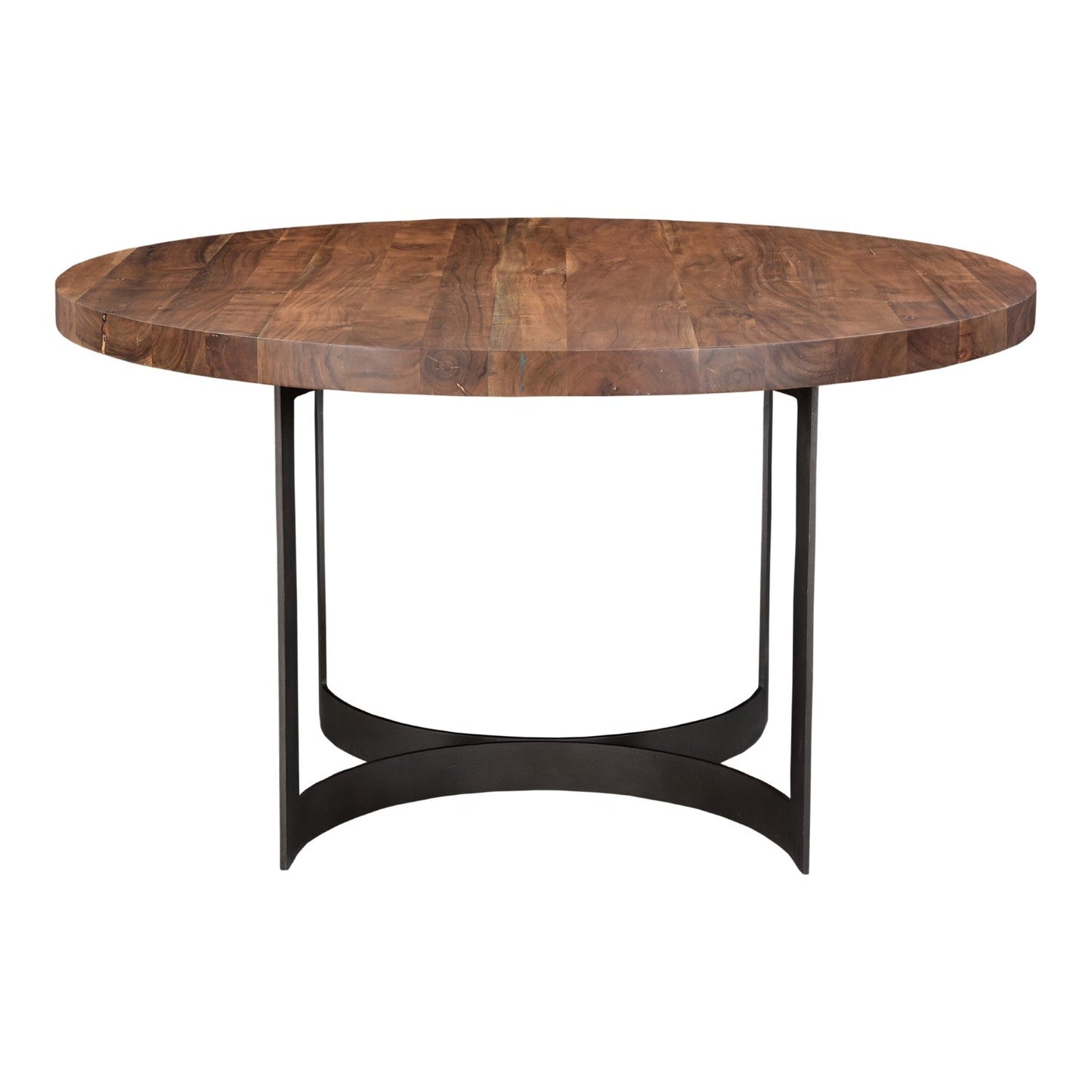 Bent Round Dining Table 54" Smoked 3