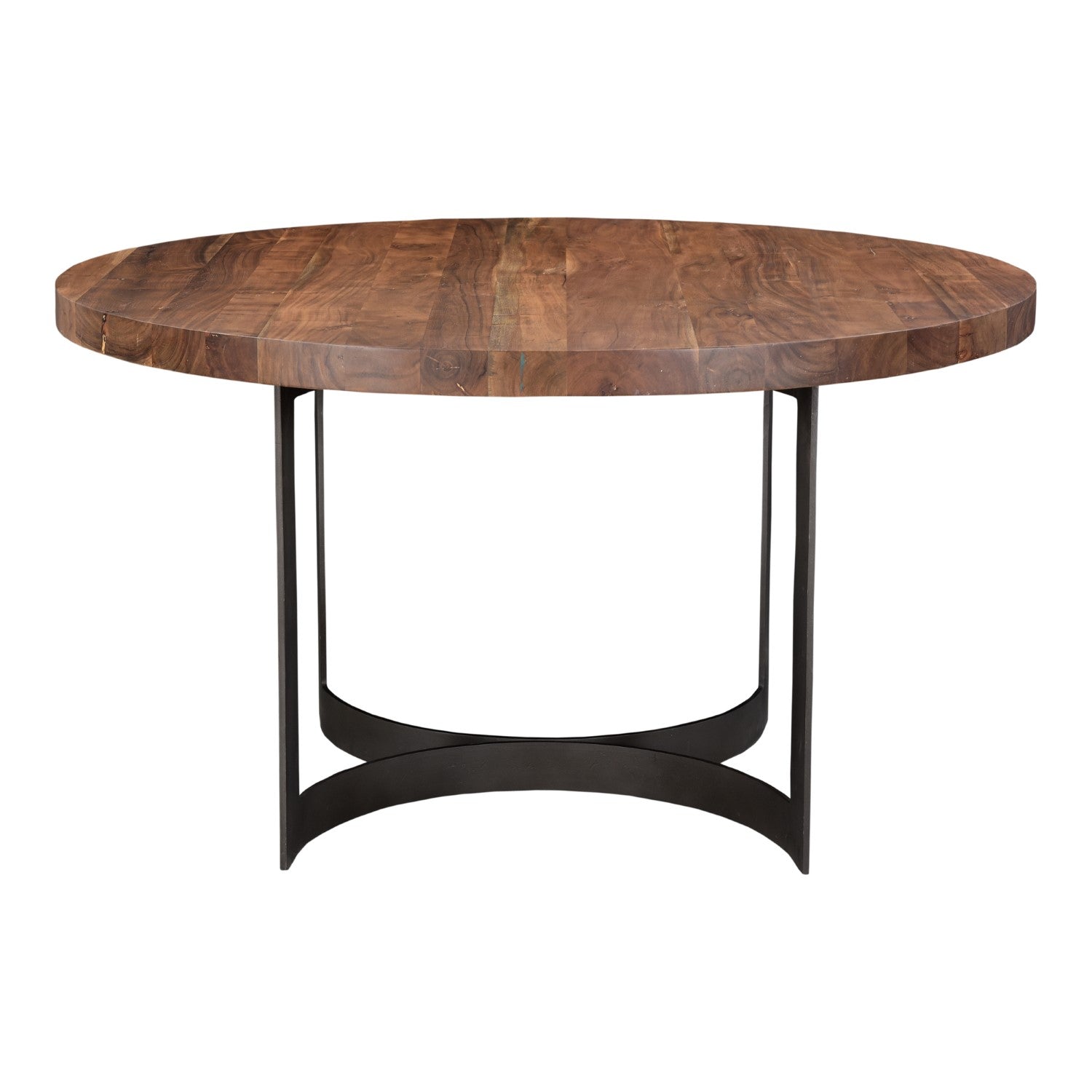 Bent Round Dining Table 54" Smoked 3