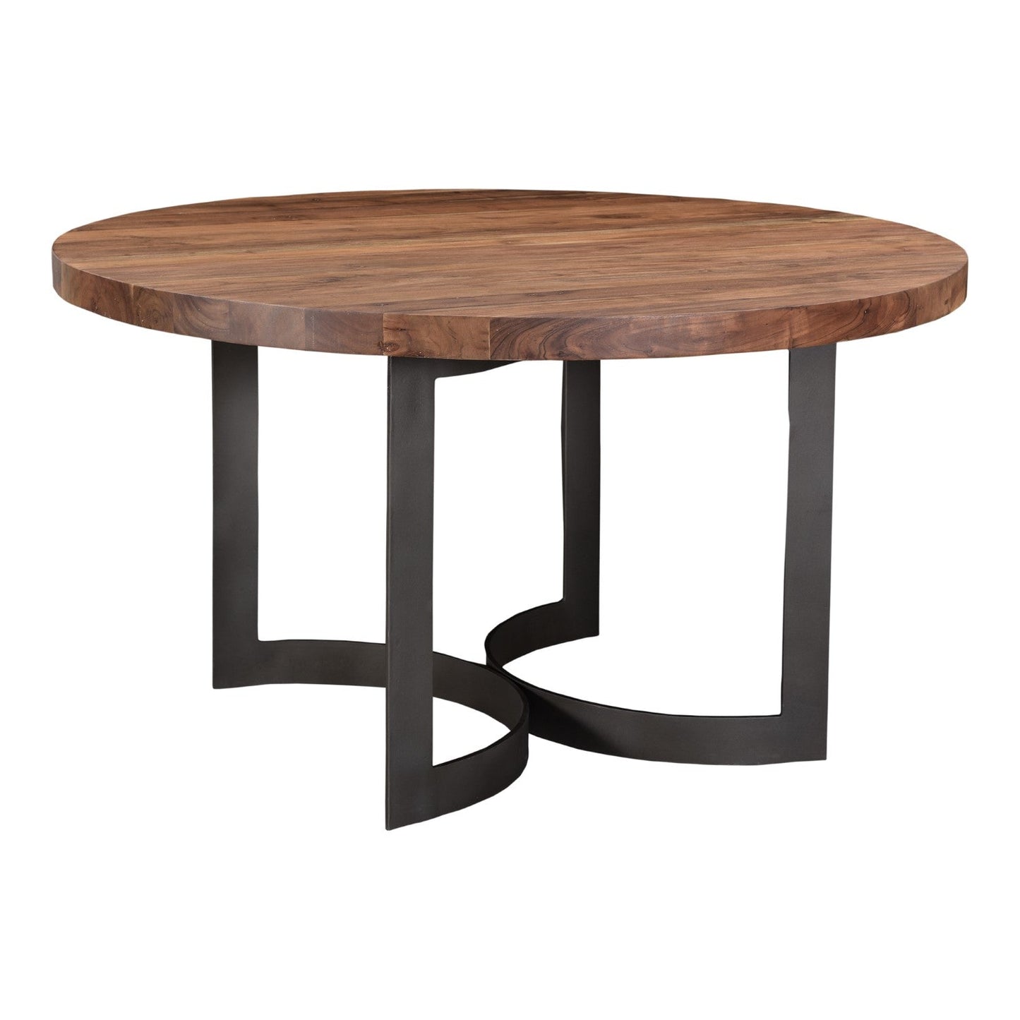 Bent Round Dining Table 54" Smoked 4