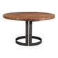 Bent Round Dining Table 54" Smoked 5