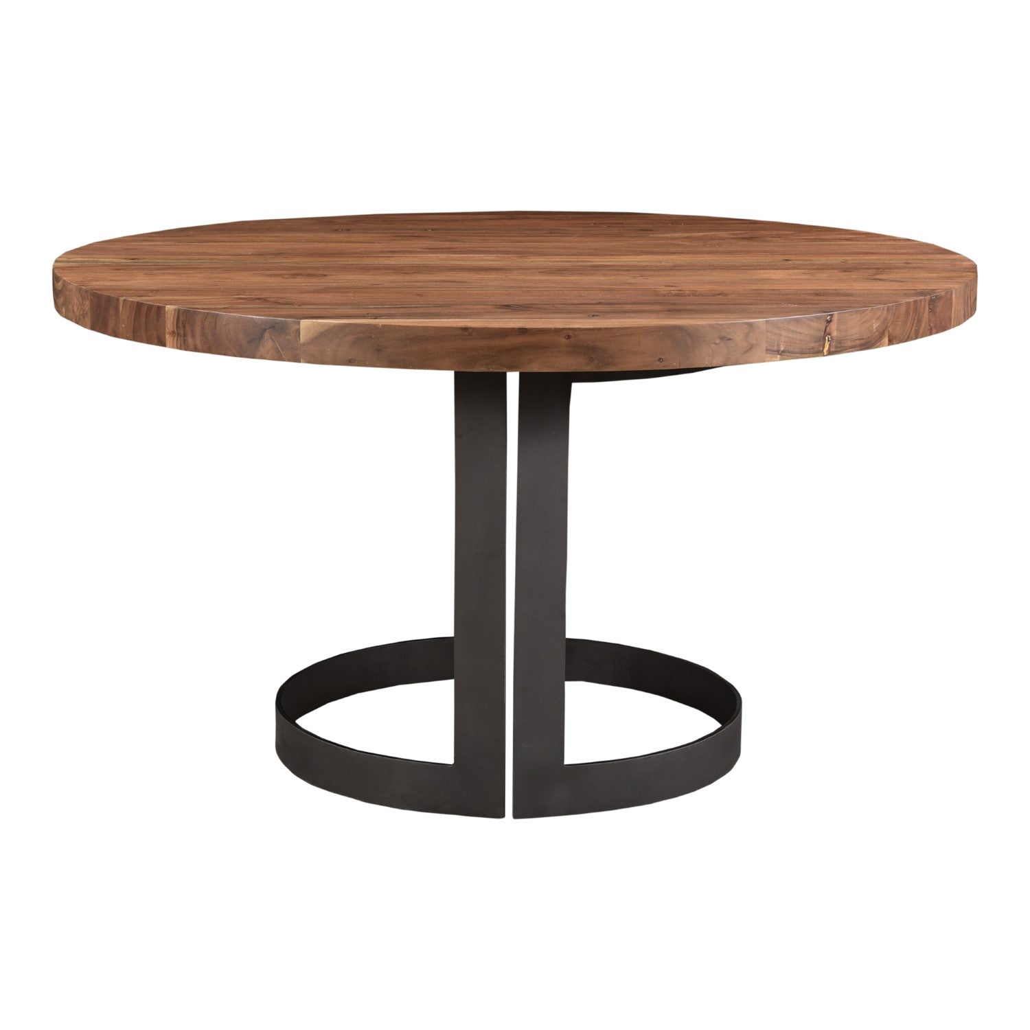 Bent Round Dining Table 54" Smoked 5