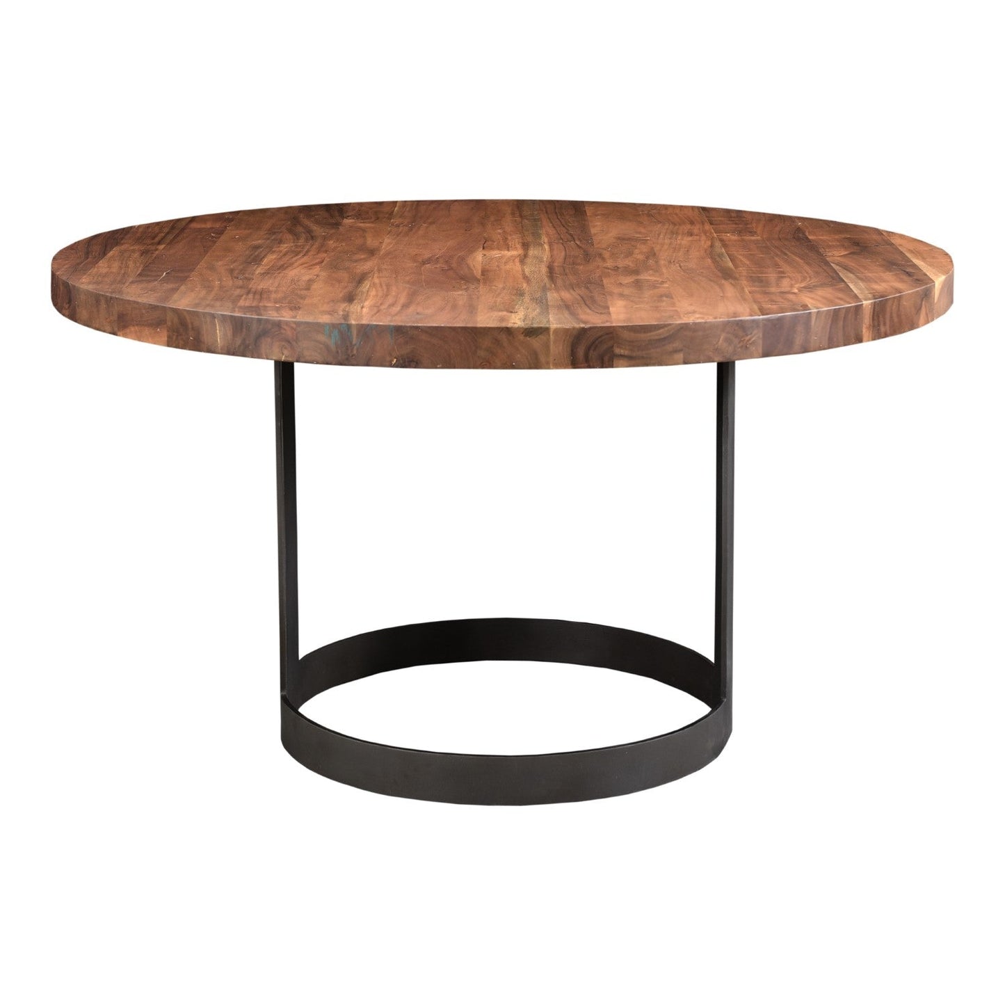Bent Round Dining Table 54" Smoked 8