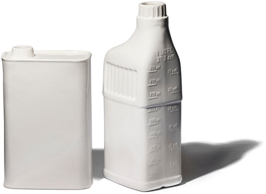 Oil Can Shaped Flower Vase