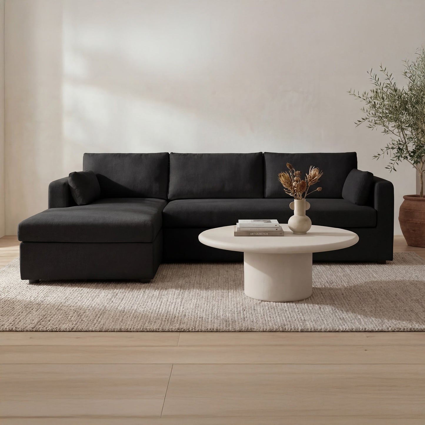Burrow Sleeper Sectional With Storage Chaise Moes Home Collection Mhc Vv 1007 02 L 0 13
