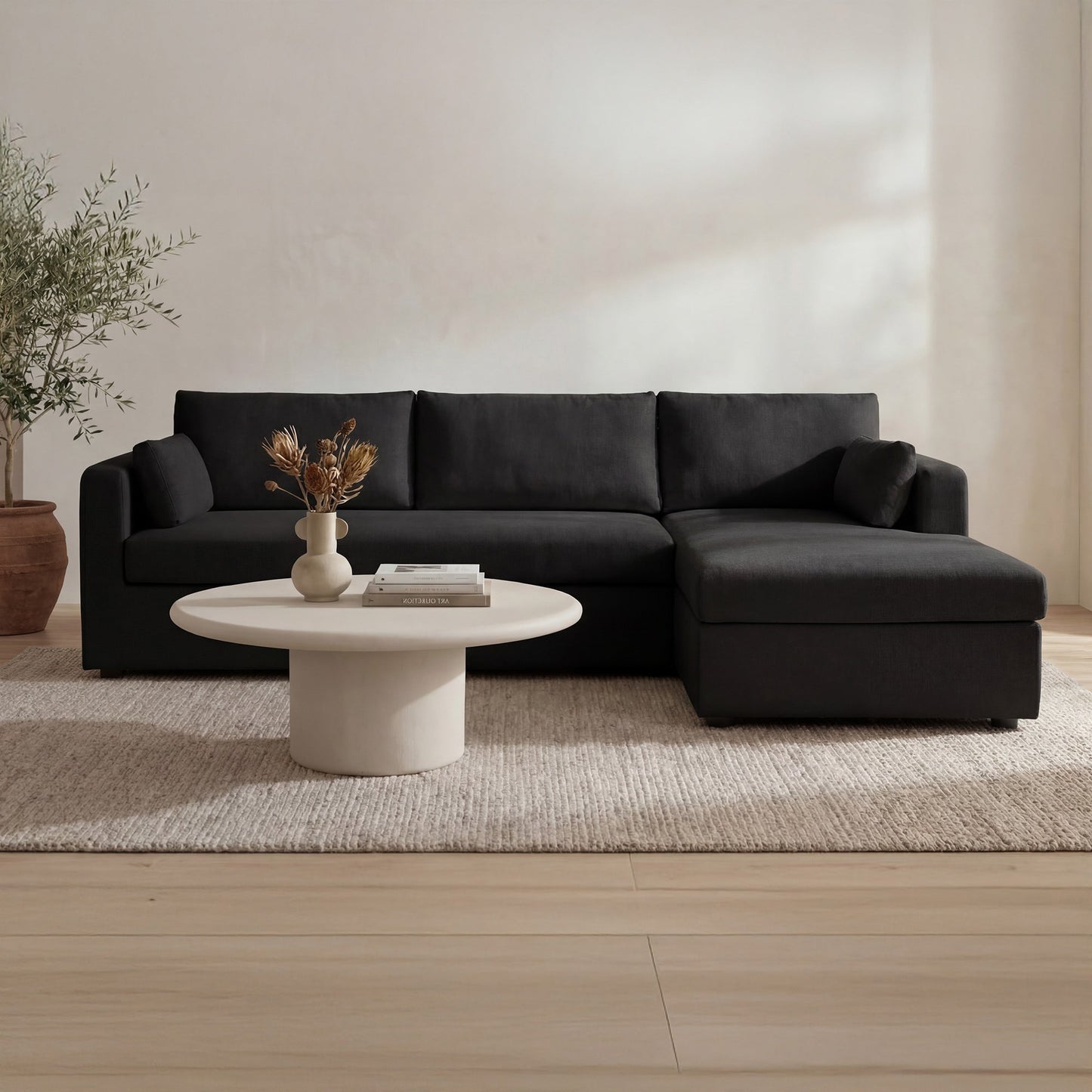 Burrow Sleeper Sectional With Storage Chaise Moes Home Collection Mhc Vv 1007 02 L 0 15