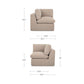 Cates Corner Chair Moes Home Collection Mhc Vv 1010 27 8