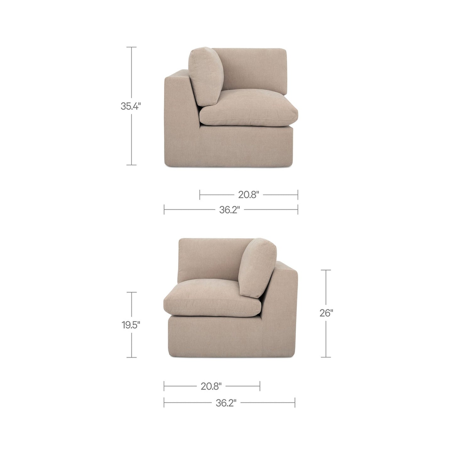 Cates Corner Chair Moes Home Collection Mhc Vv 1010 27 8