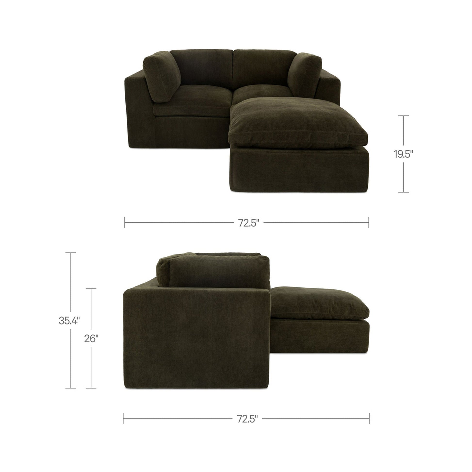 Cates Nook Modular Sectional Moes Home Collection Mhc Vv 1014 27 3