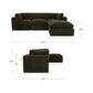 Cates Lounge Modular Sectional Moes Home Collection Mhc Vv 1015 27 3