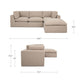 Cates Lounge Modular Sectional Moes Home Collection Mhc Vv 1015 27 4