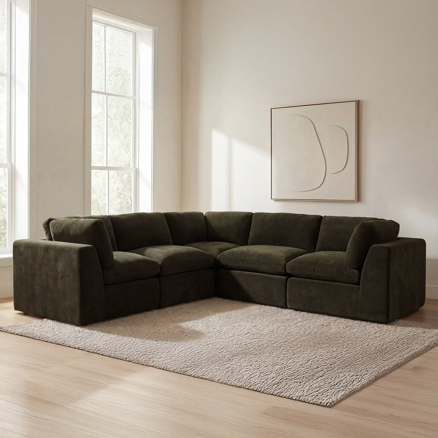 Cates Classic L Modular Sectional Moes Home Collection Mhc Vv 1017 27 5