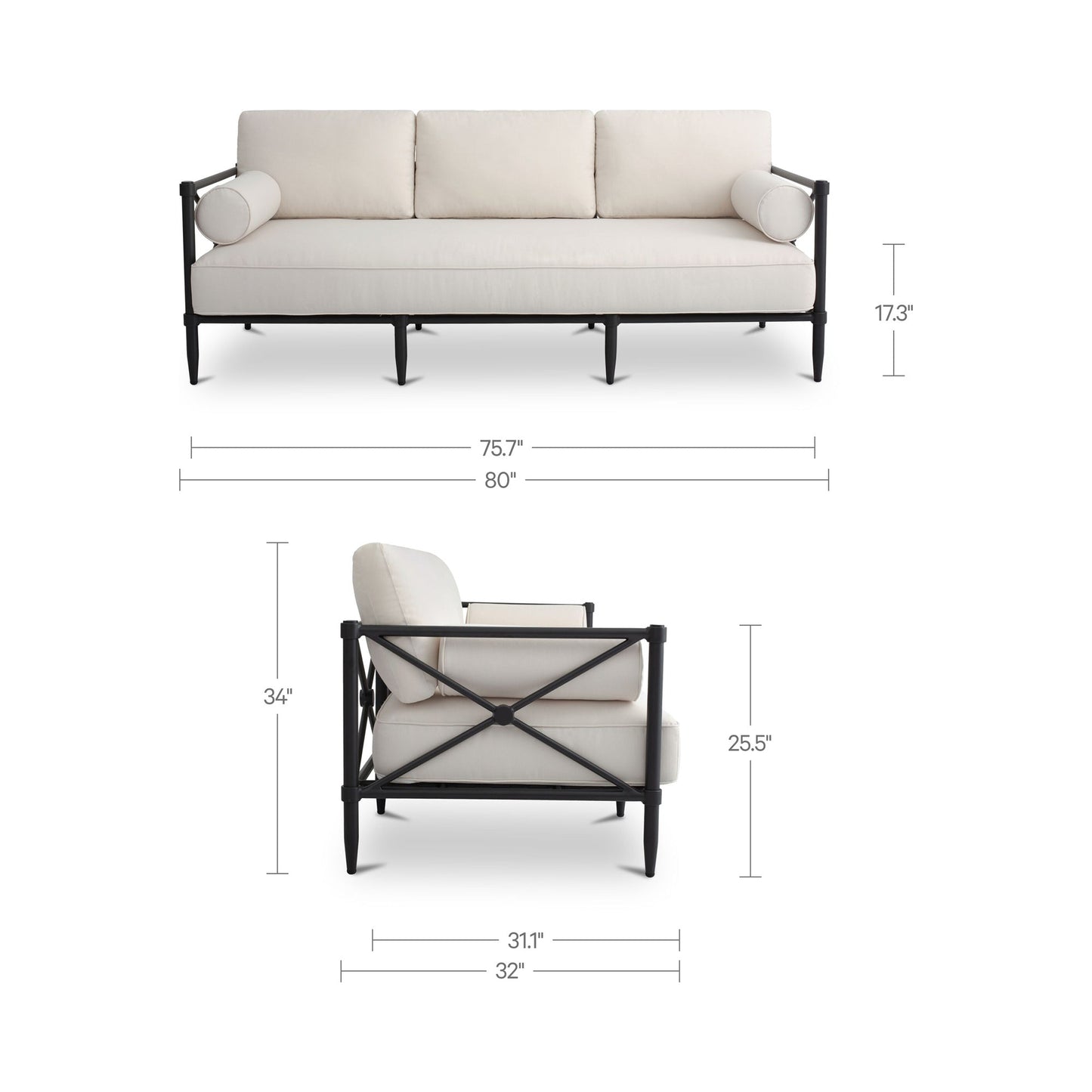 Willow Outdoor Sofa Moes Home Collection Mhc Vv 1021 05 2