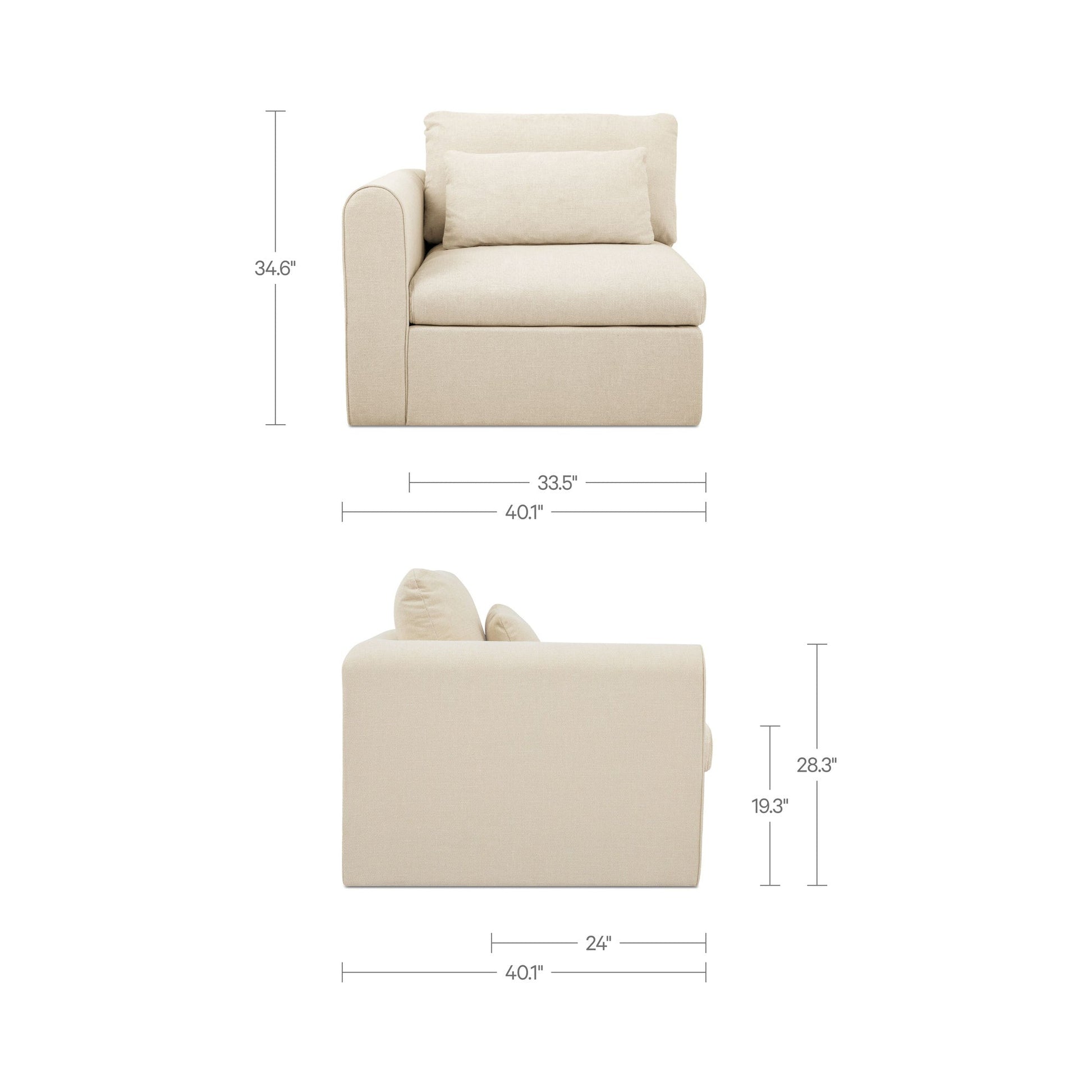 Swift Arm Facing Chair Moes Home Collection Mhc Vv 1025 27 6