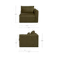 Swift Arm Facing Chair Moes Home Collection Mhc Vv 1025 27 7