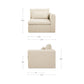 Swift Arm Facing Chair Moes Home Collection Mhc Vv 1025 27 8