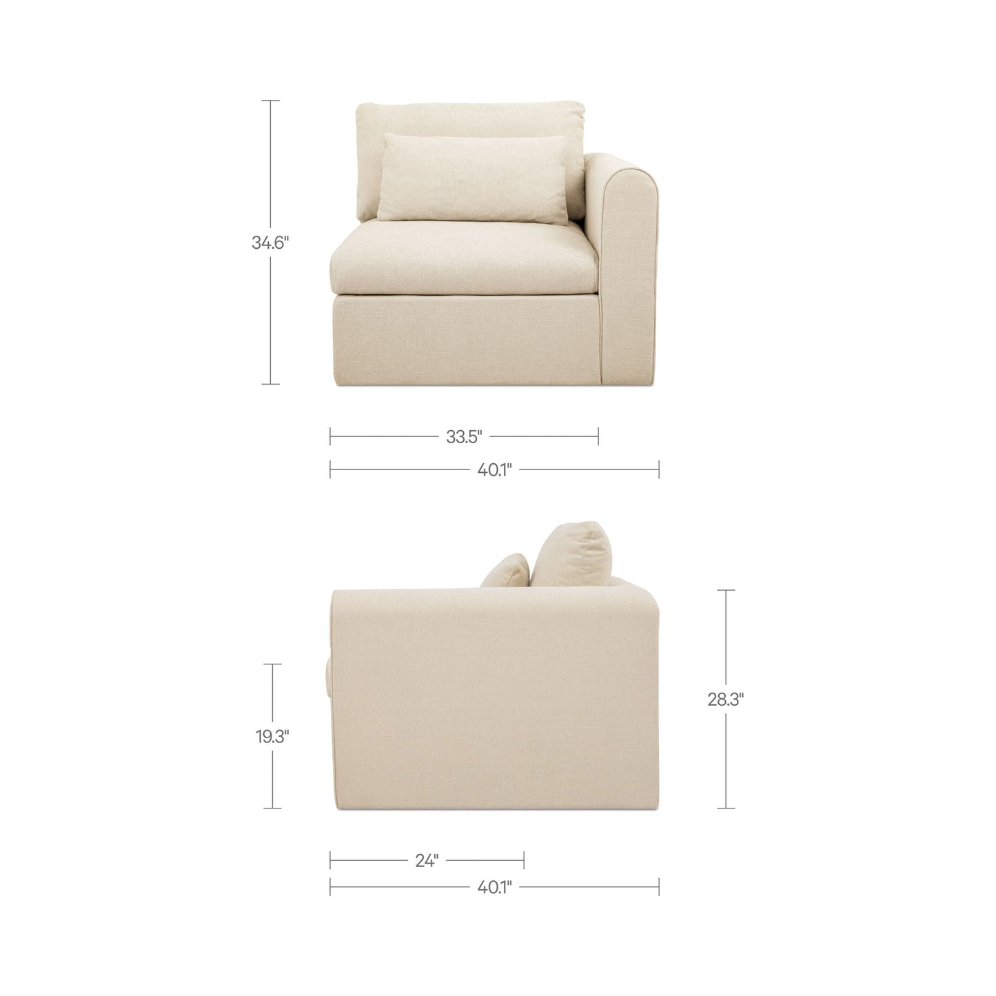 Swift Arm Facing Chair Moes Home Collection Mhc Vv 1025 27 8