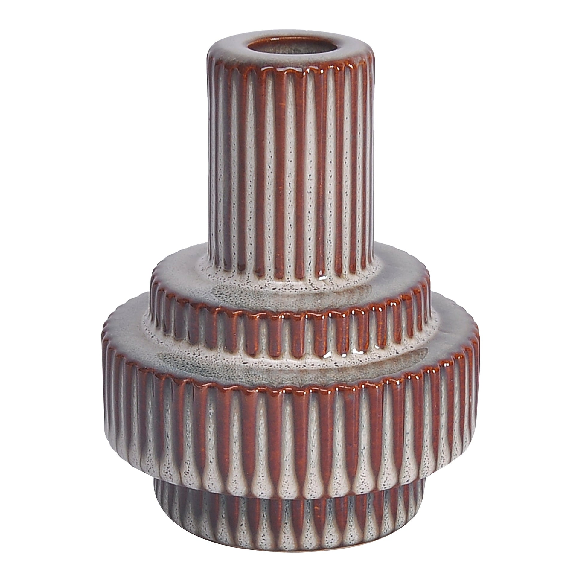 Maud Stoneware Candle Holder By Moes Home Mhc Vz 1048 03 2