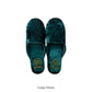 Velvet Slipper Large in Green