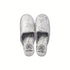 Velvet Slipper Large in Silver