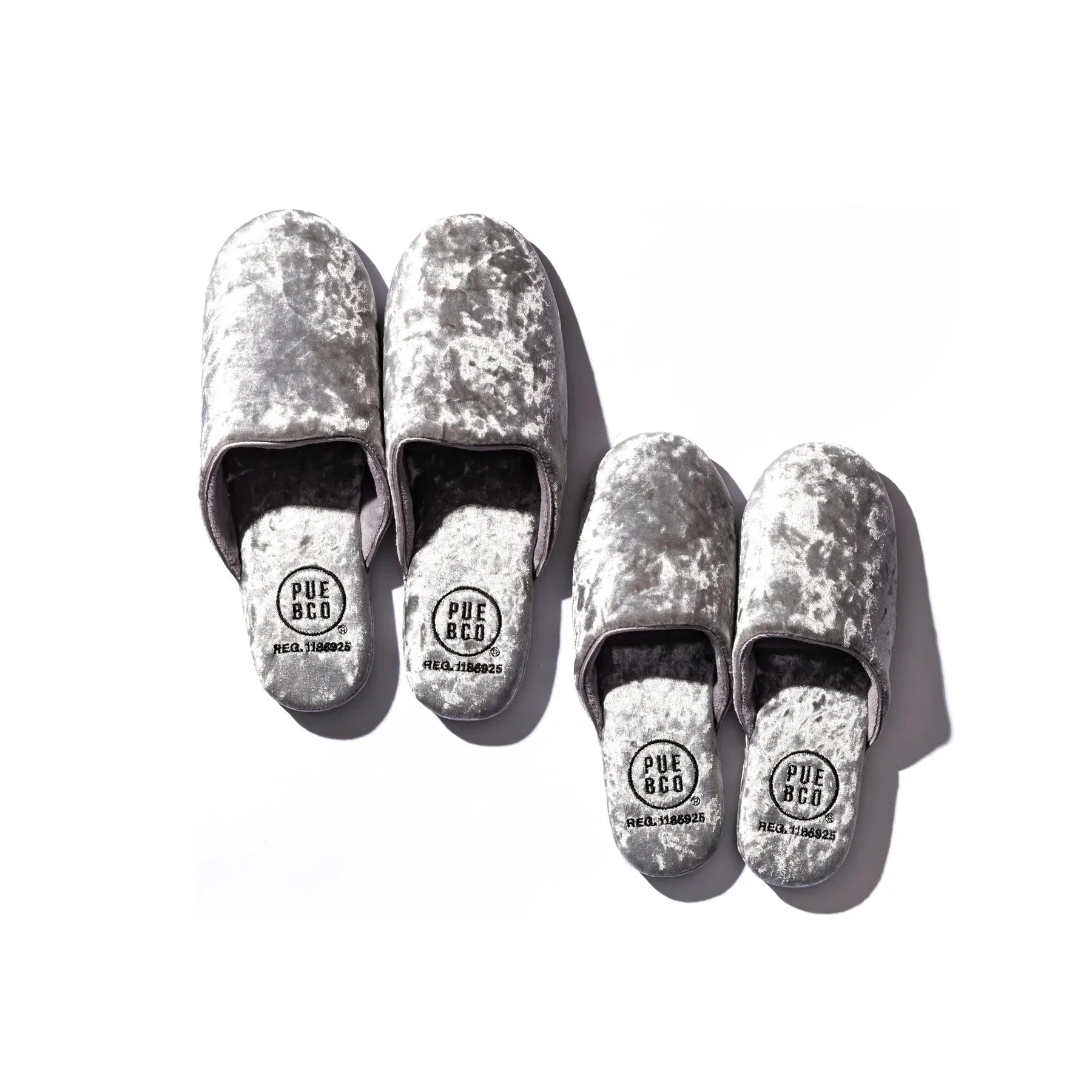 Velvet Slipper Small in Silver