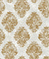 Metallic Damask Mottled Wallpaper in Gold/Beige