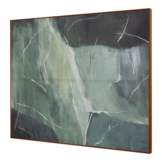 Impression Verdant Palette Framed Painting 2