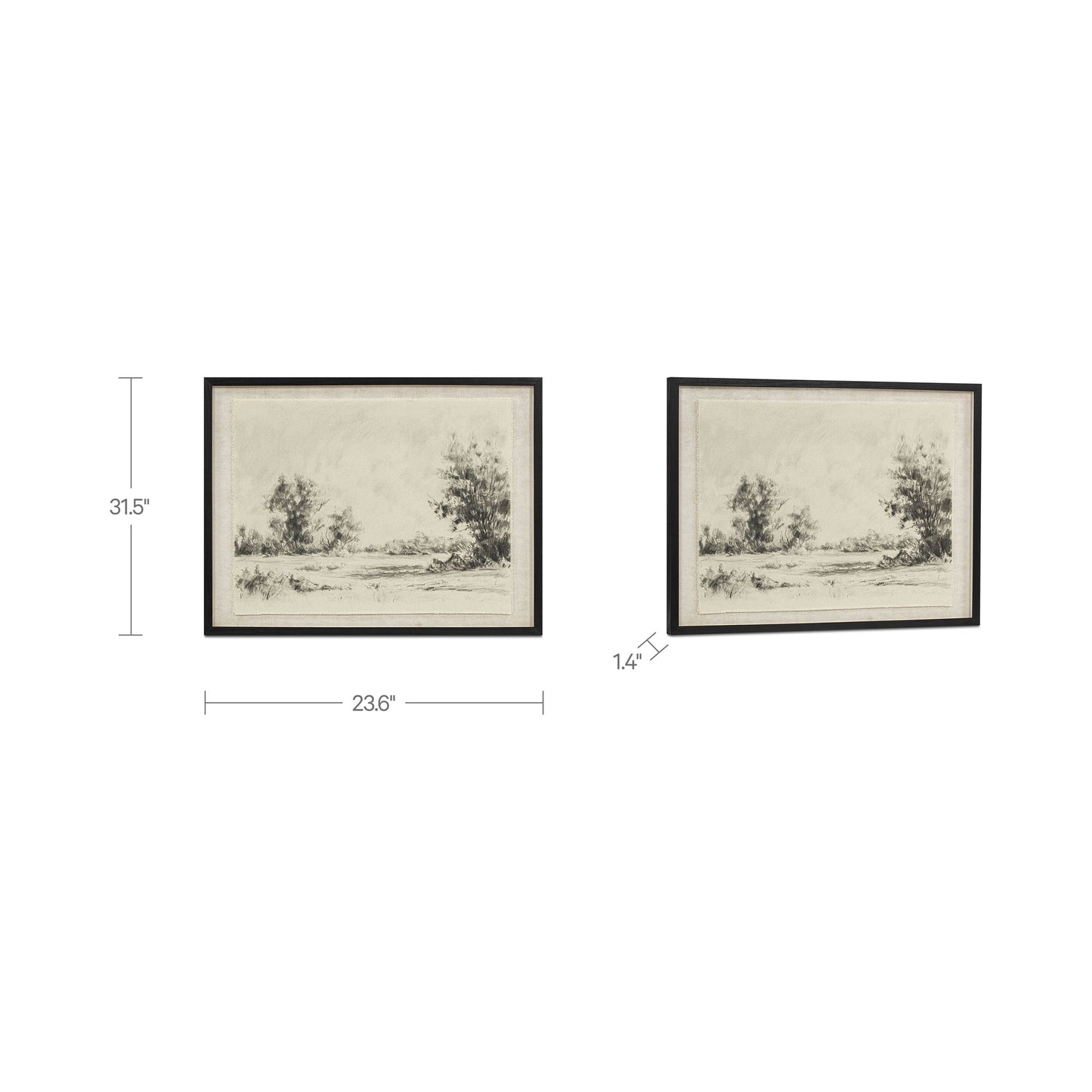 Briar Framed Print On Linen Moes Home Collection Mhc Wp 1337 37 2