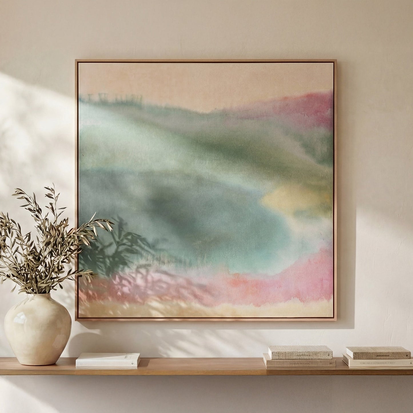 Lotus Framed Painting Moes Home Collection Mhc Wp 1349 37 3