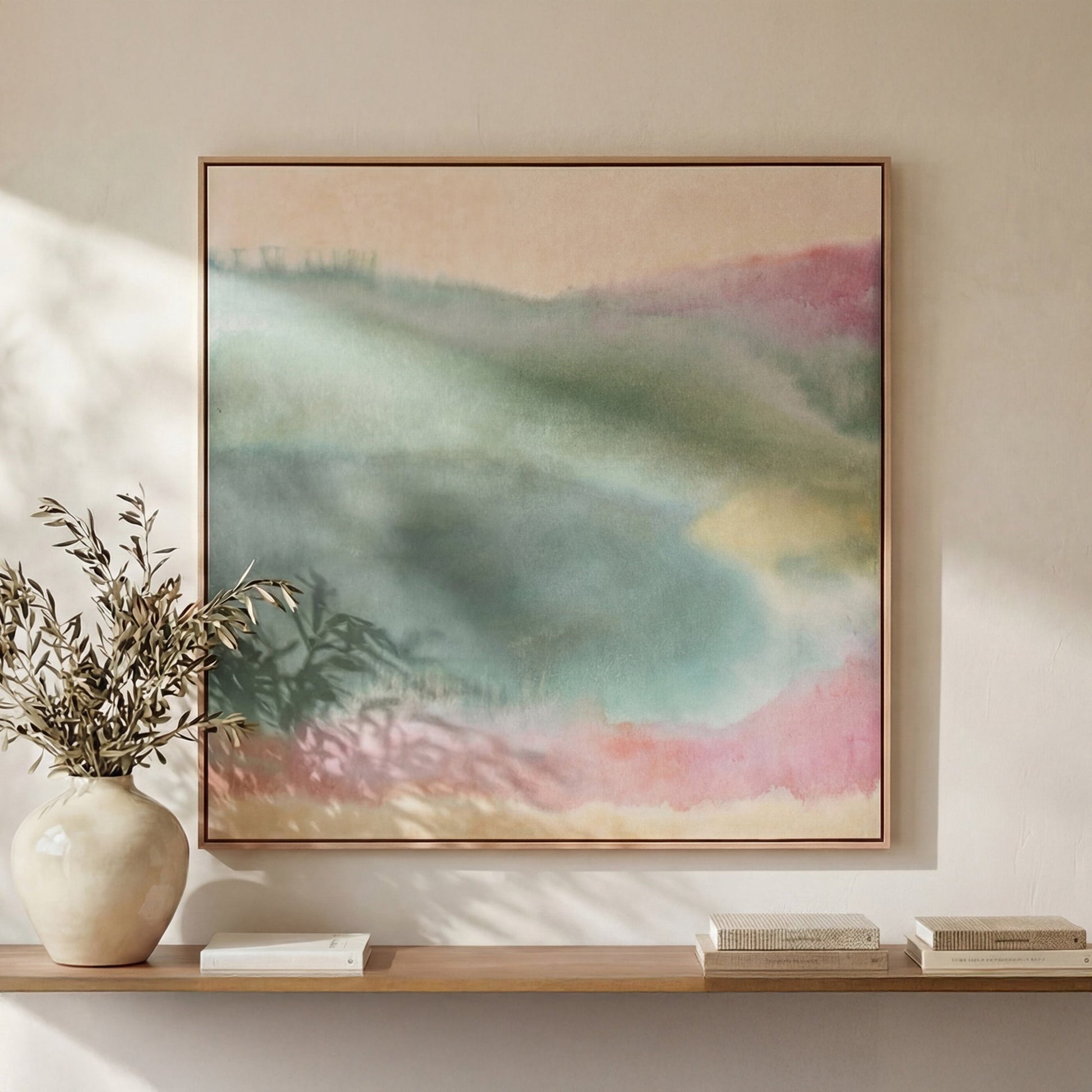 Lotus Framed Painting Moes Home Collection Mhc Wp 1349 37 3